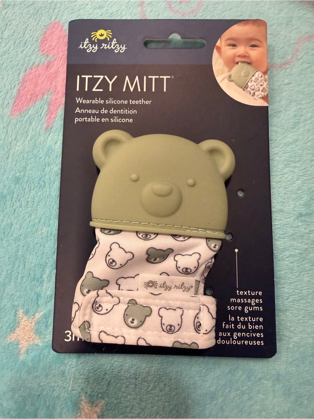 Navy "Mr. Nice Guy" Silicone Teether Set - Picture 3 of 4